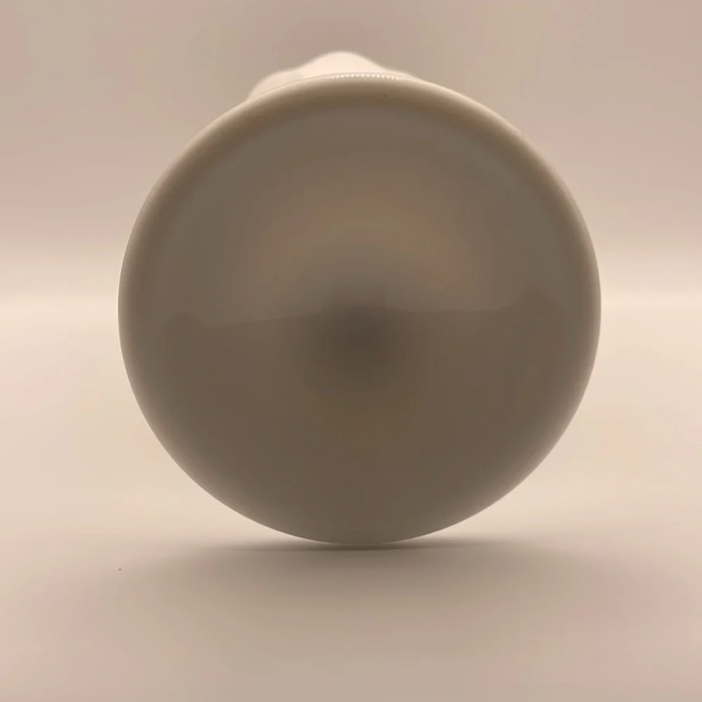 Westmoreland White Milk Glass Vase with Elegant Accents‎